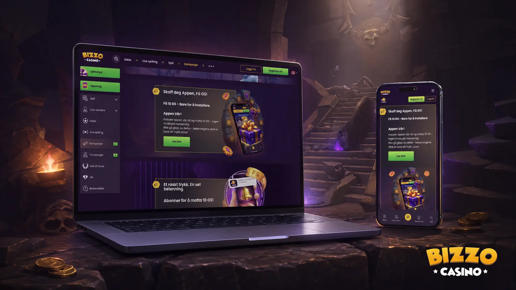 Ugentlige Kampagner fra Bizzo Casino