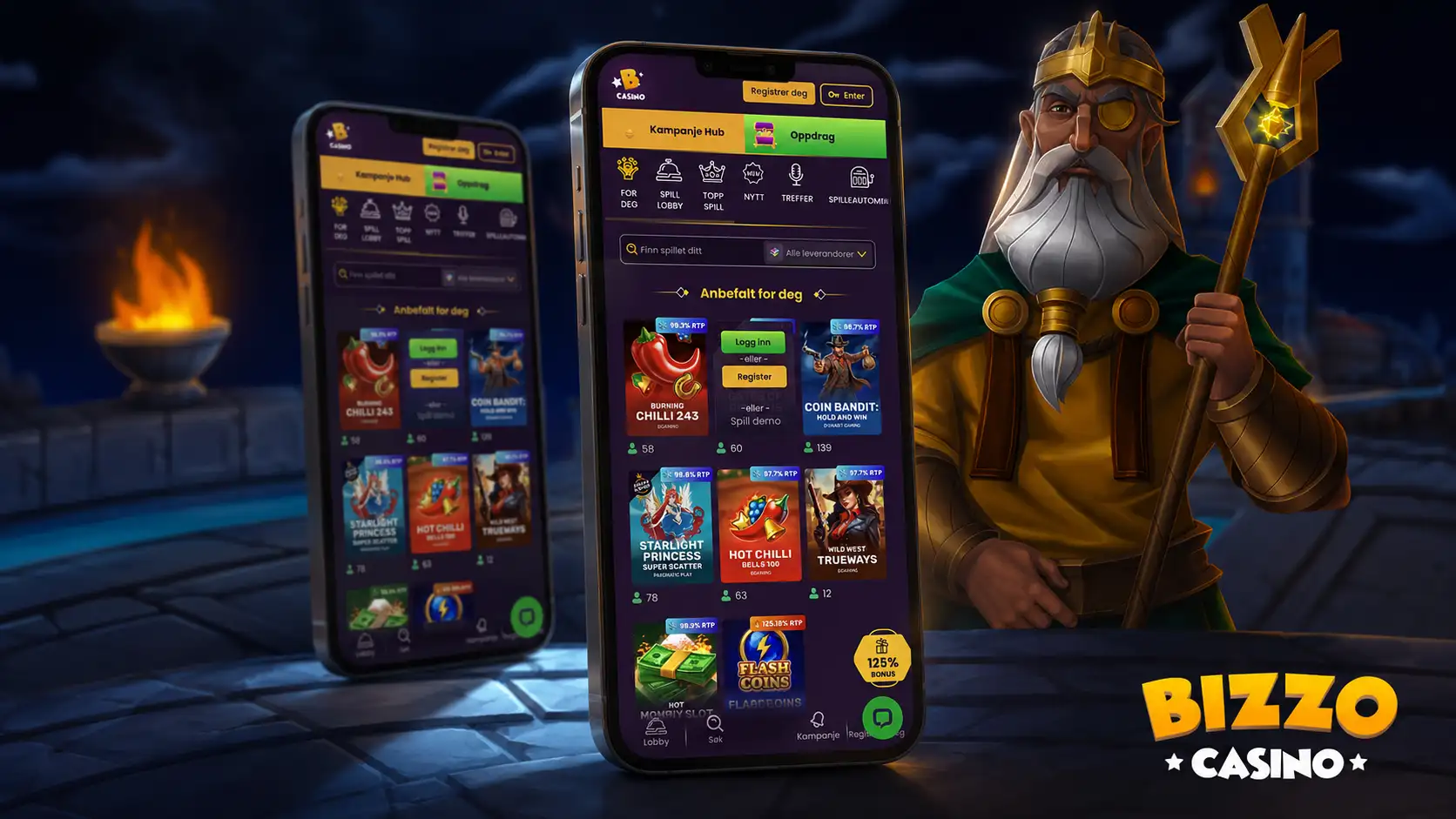Sådan logger du ind på Bizzo Casino