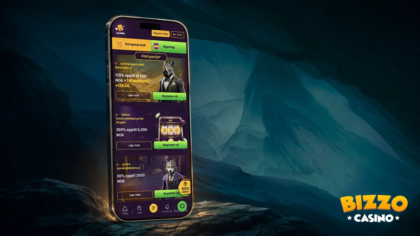 Hvordan starter du hos Bizzo Casino?